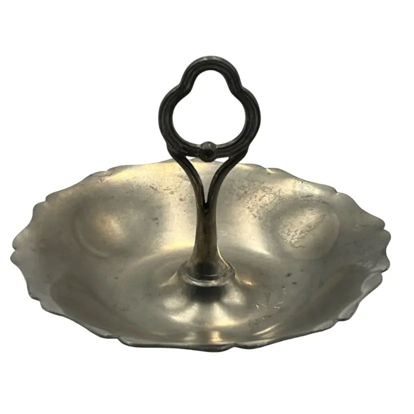 Vintage Pewter Trinket/ Serving Tray