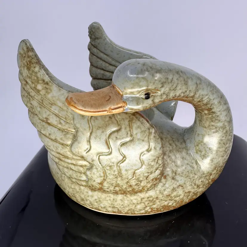 Swan Pottery Votive Holder