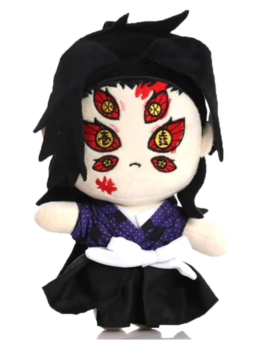 Demon Slayer Kokushibo Plush Doll 9" Dress Up Toy Gift Anime Plushie NWOT