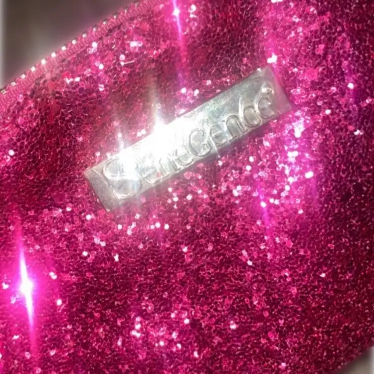 Pink Sparkly Pouch