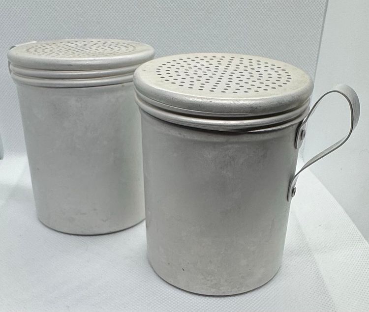 Pair Of Vintage Aluminum “Wear-Ever” Shakers