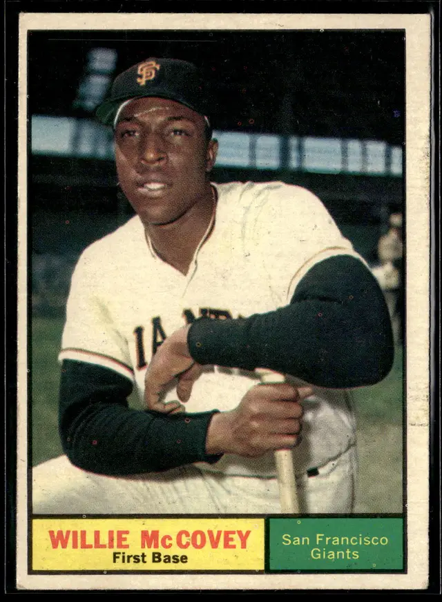 #28 Willie McCovey 1961 Topps #517 *LIVE AUCTION*