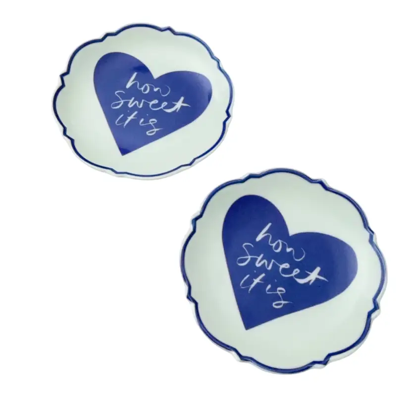 Set of 2 West Elm “How Sweet It Is” Small Plates