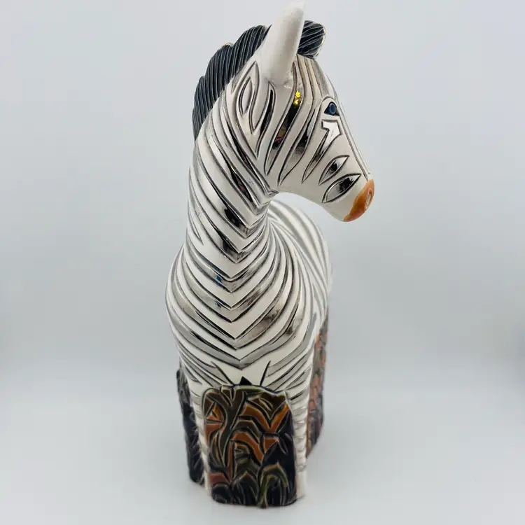 Artesania Rinconada Zebra, Limited #664 Of 3000- From The Large Wildlife Collection 8.5”x 10”