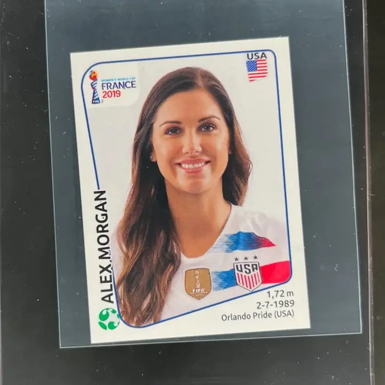 Alex Morgan 2019 Panini Women’s World Cup Sticker USA Soccer Card