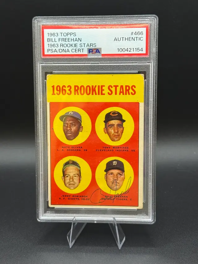 Bill Freehan 1963 Topps Rookie Stars Autograph PSA/DNA Certified #466