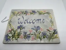 Salt Marsh Pottery Welcome Plaque