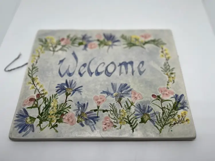 Salt Marsh Pottery Welcome Plaque