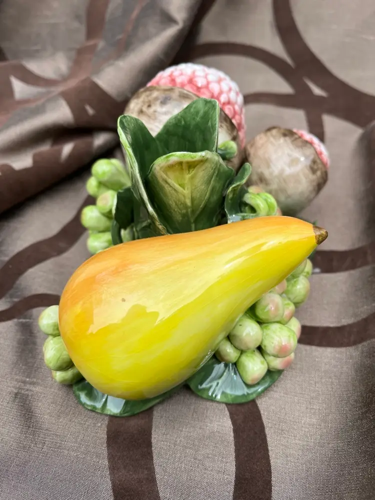 Sculpted Fruit Andrea By Sadak Candleholder 