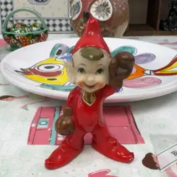 Vintage Boxing Pixie Figurine