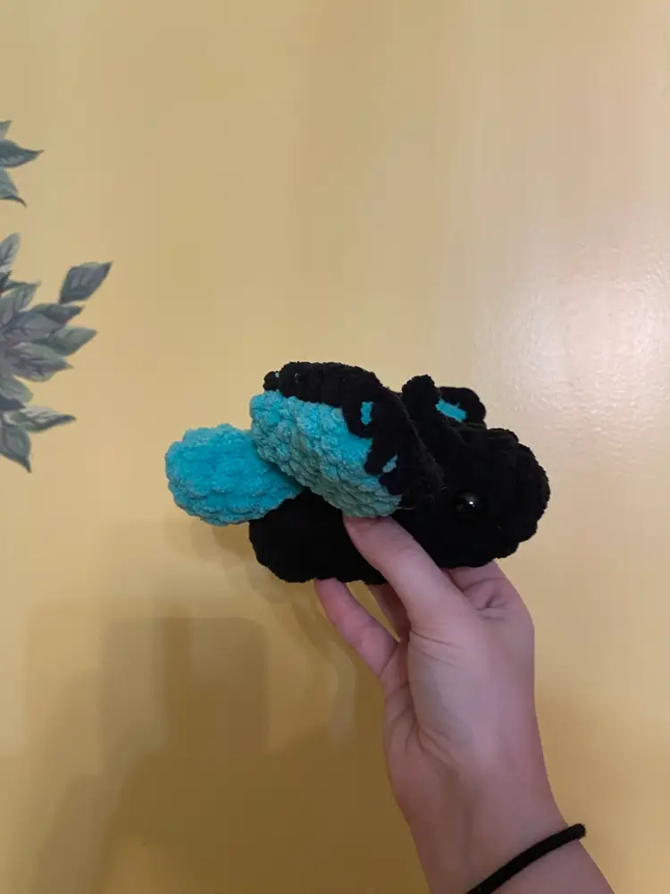 Crocheted Butterfly Approximately 5 1/2 X 6