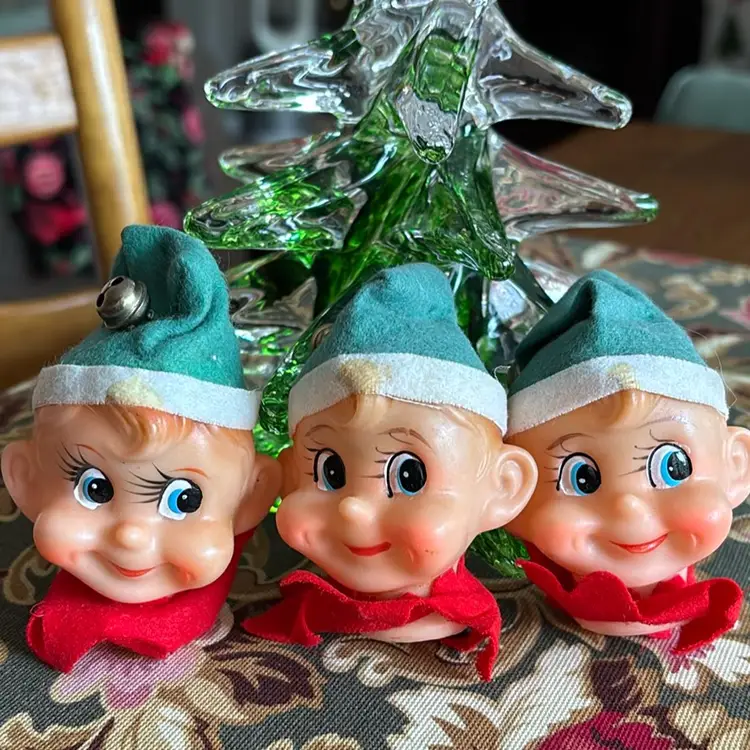 Pixie Knee Hugger Heads Set Of 3