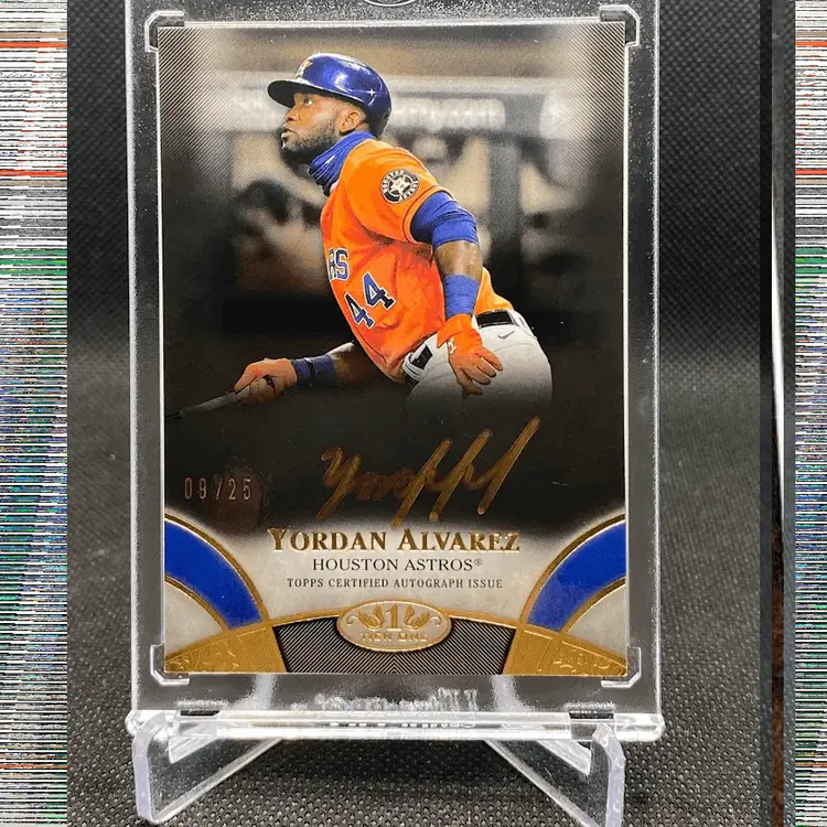 2021 Topps Tier One Yordan Alvarez Breakout Auto /25