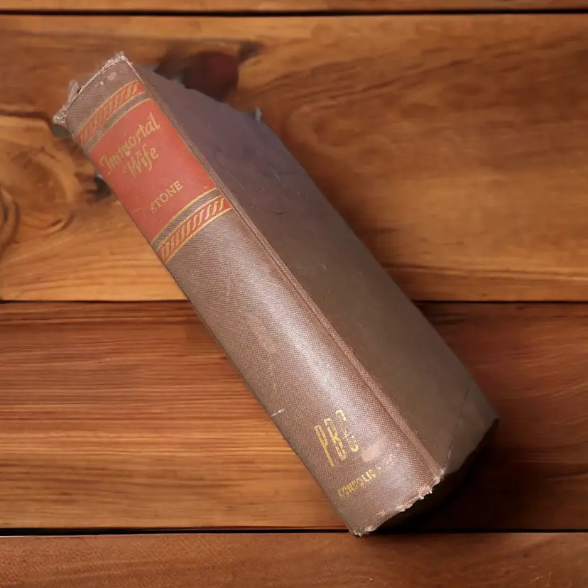 IMMORTAL WIFE Biographical Novel Irving Stone 1944 People’s Book Club Hardcover