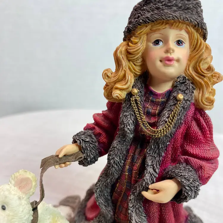2000 Boyds Yesterday’s Child Dollstone Collection Laura with Perry figurine