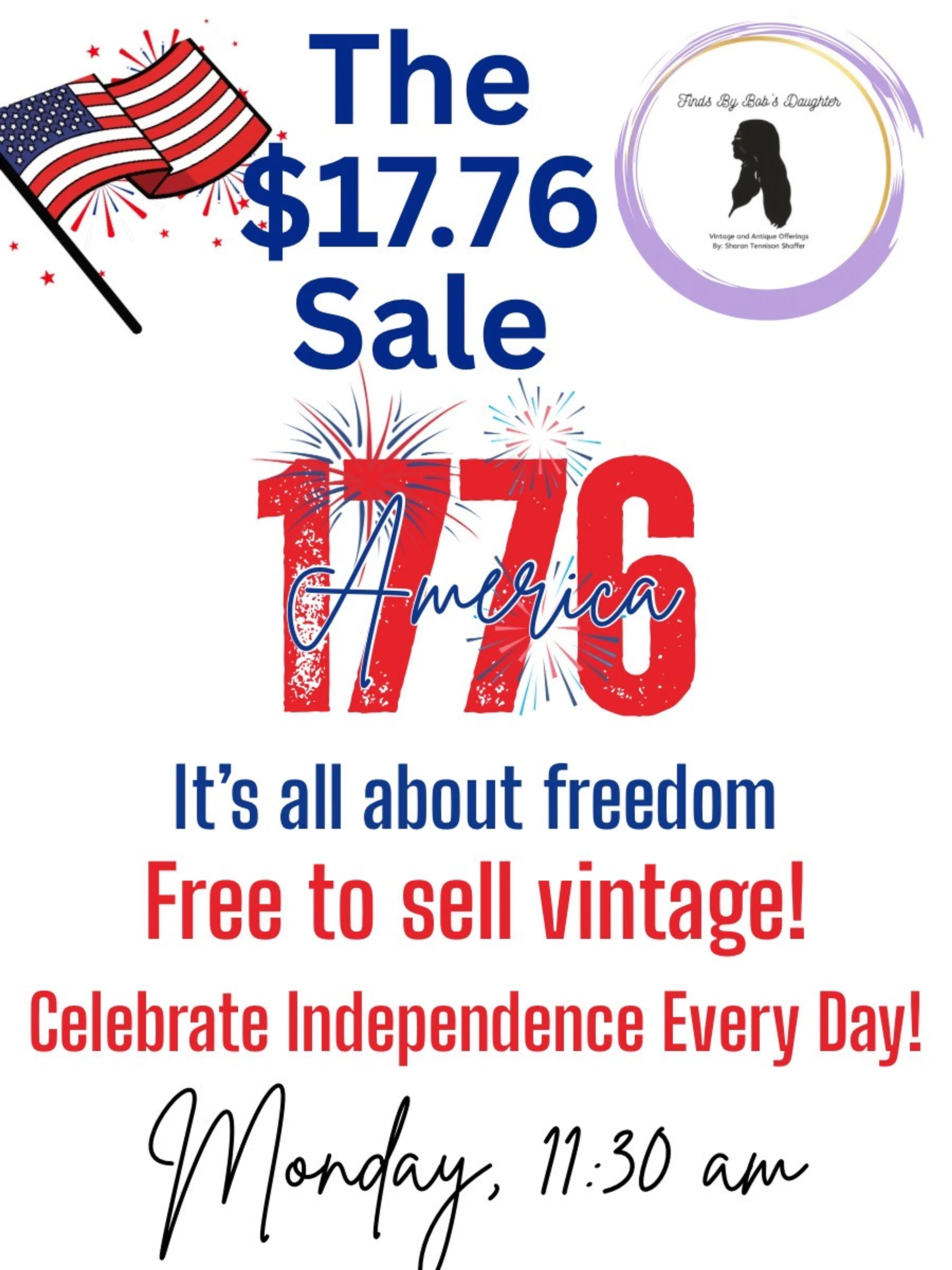 Celebrating One Price: $17.76 That’s Freedom!