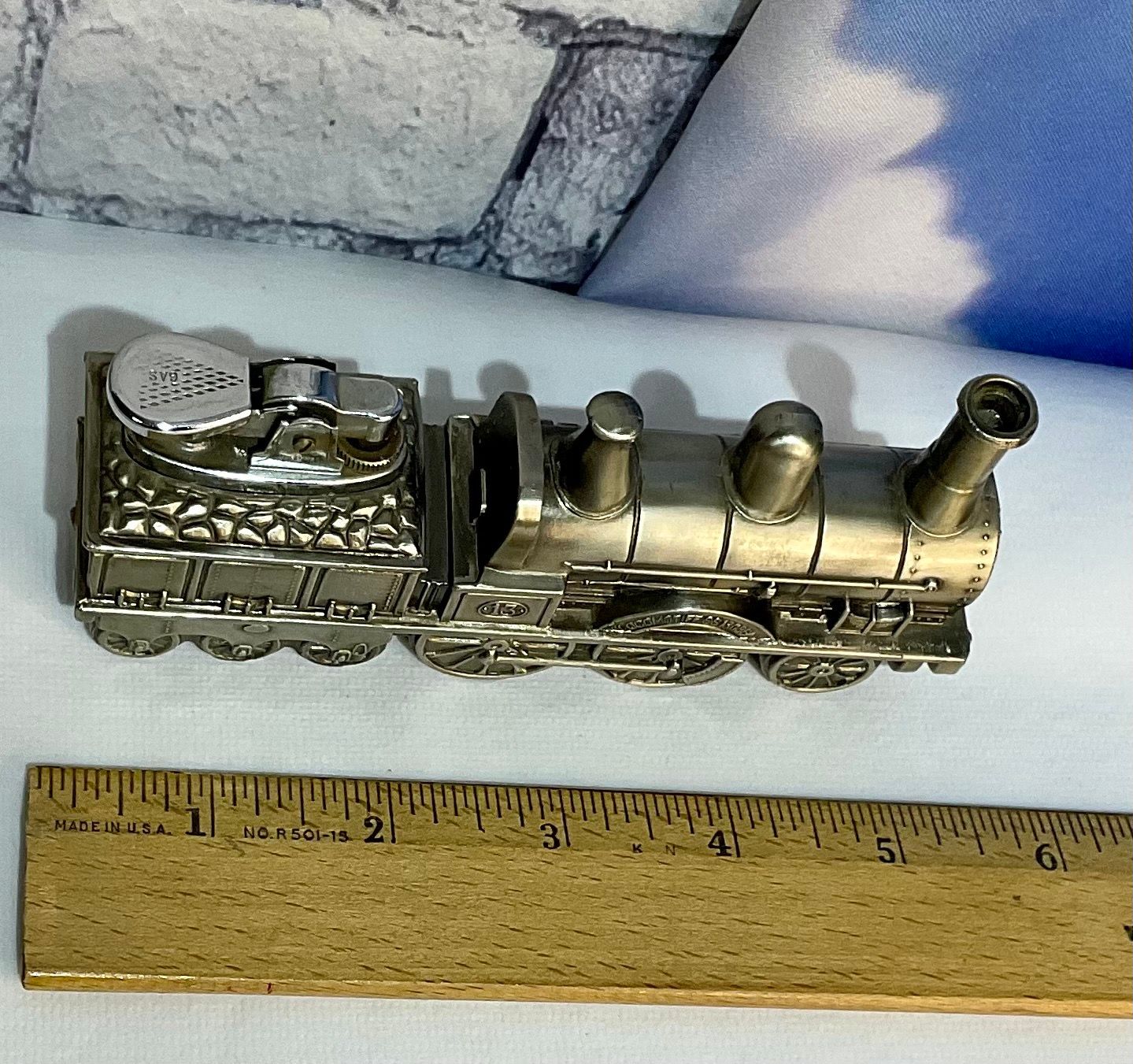 小物 vintage Vintage Train Lighter Japan - Metal - Westland Co. Imports - 6”