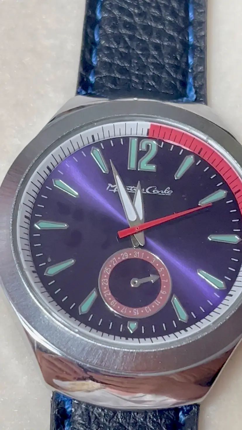 Montes Carlo Stainless Steel Back Water Resistant. Japan.