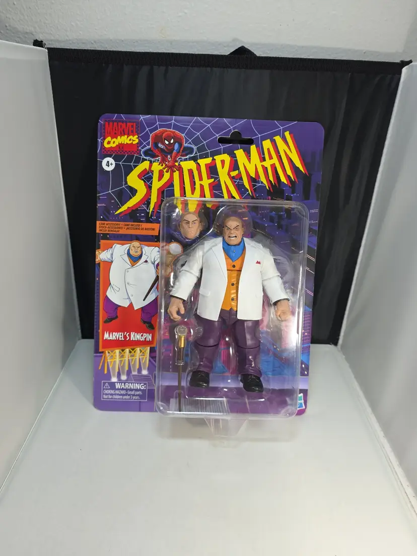 Hasbro Marvel Legends Spiderman 97 Retro Kingpin Action Figure NIP (B2)