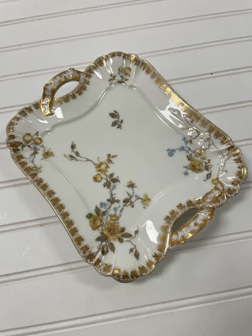Theo Haviland Limoges France Antique Rectangular Plate/Platter