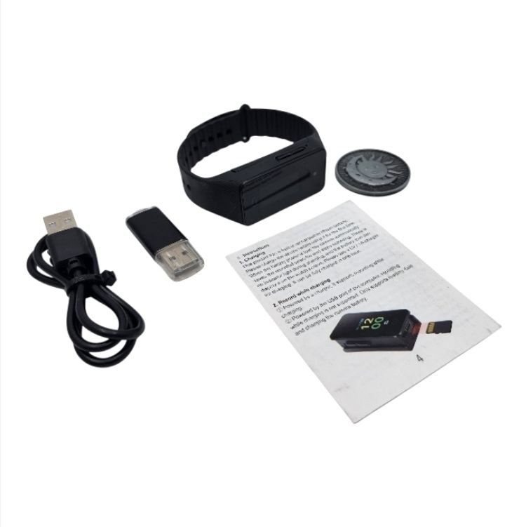 64GB 1080P Mini Fitness Watch Camera Recorder Nanny Cam With Loop Recording (Spy Camera)