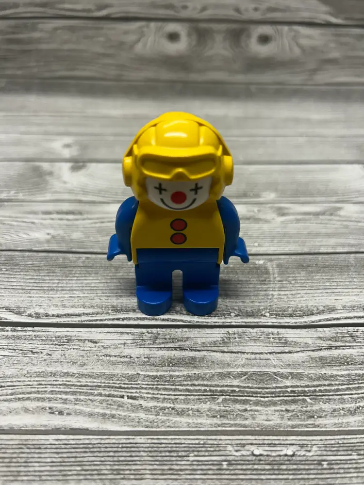 Share Lego Duplo Figure Clown With Yellow Helmet