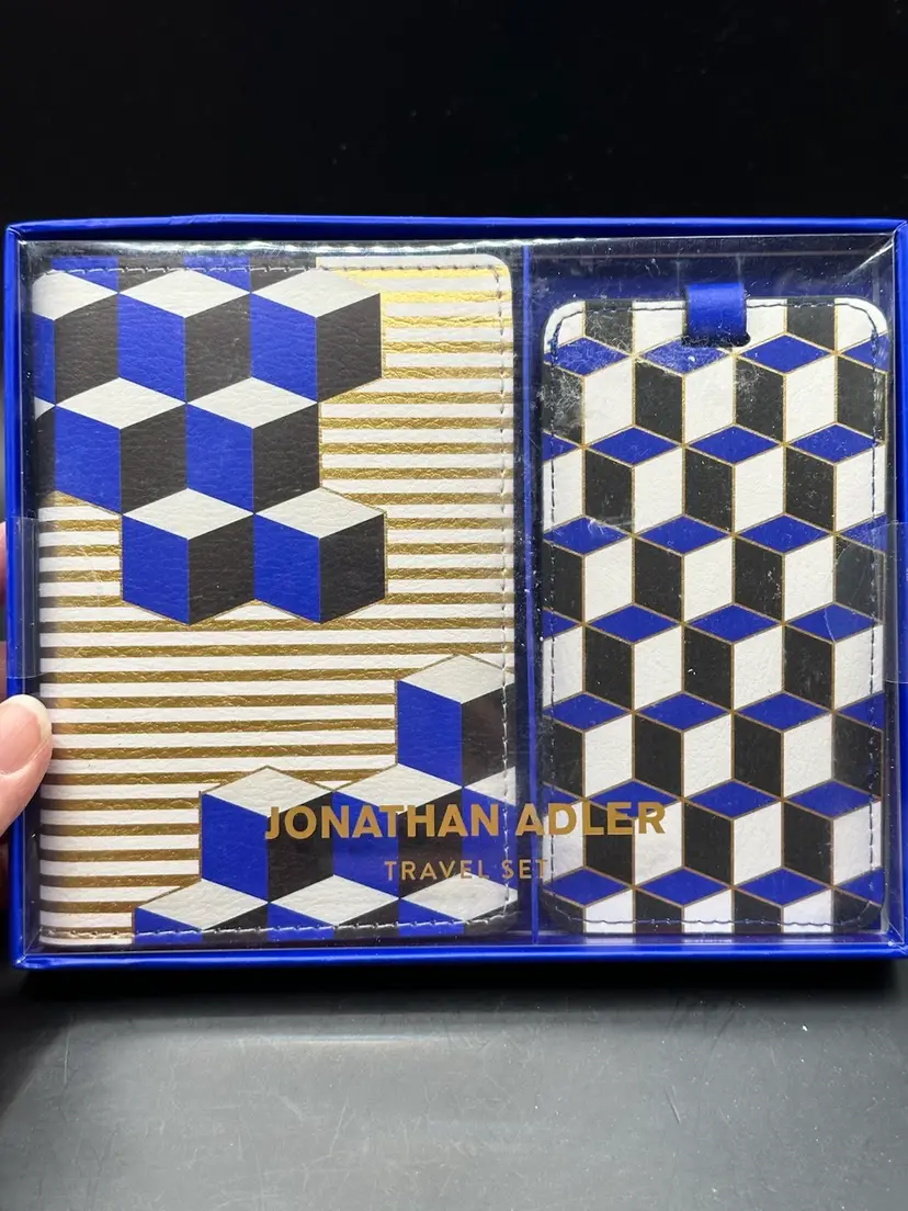 Jonathan Adler Blue Versailles Travel Set by Galison Brand New Sealed Box