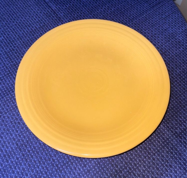 Fiesta vintage yellow 10.5” dinner plate