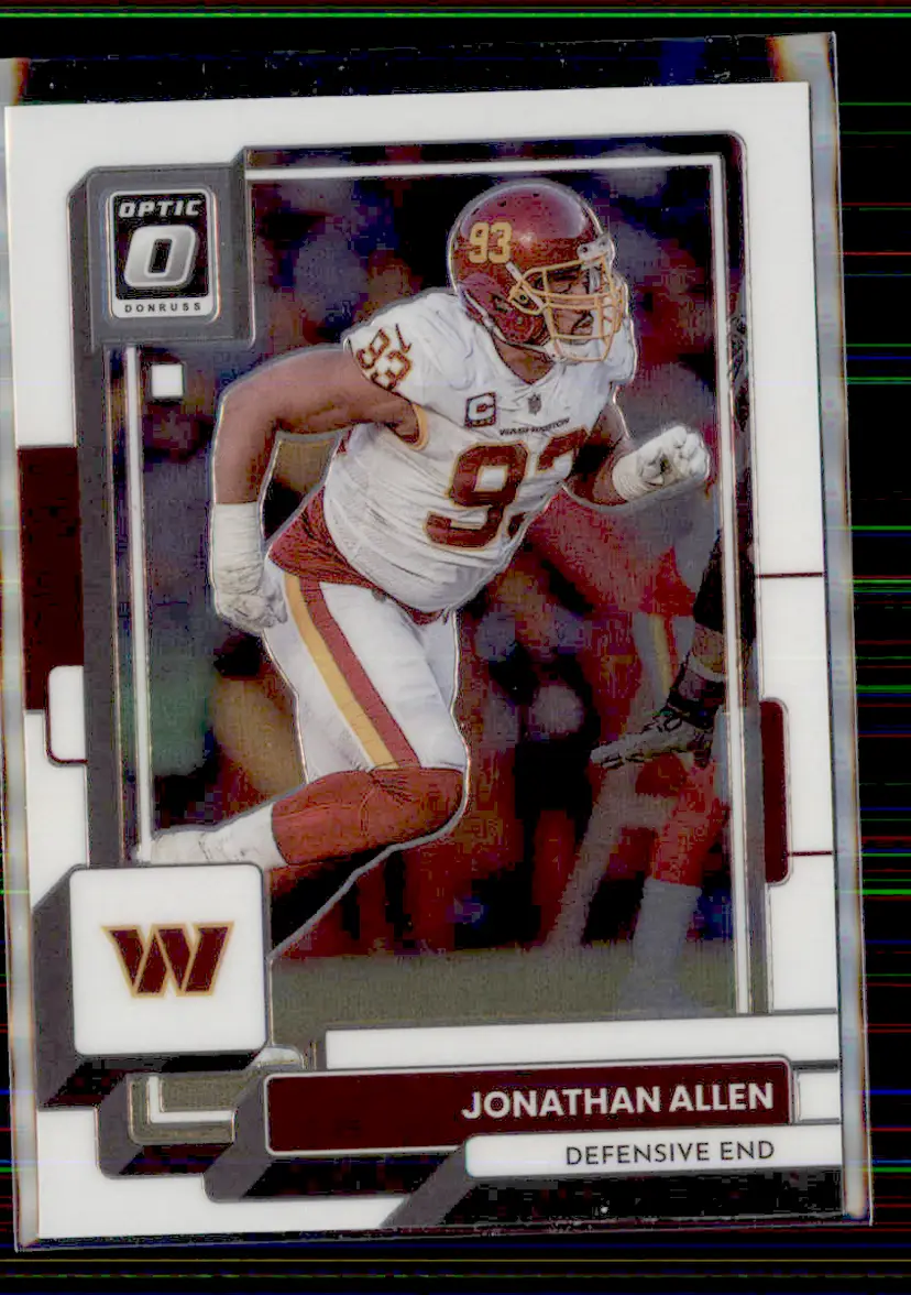 Jonathan Allen 2022 Donruss Optic #198 - Washington Commanders - (130-226)