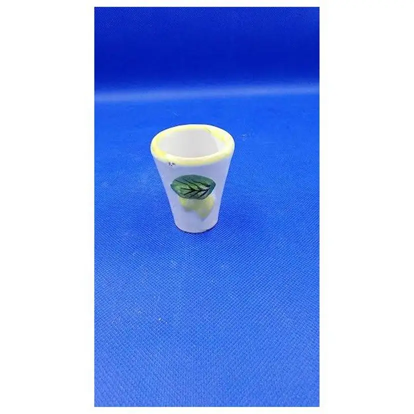 VINTAGE VIETRI TOSCHI HANDPAINTED LIQUOR SHOT GLASS