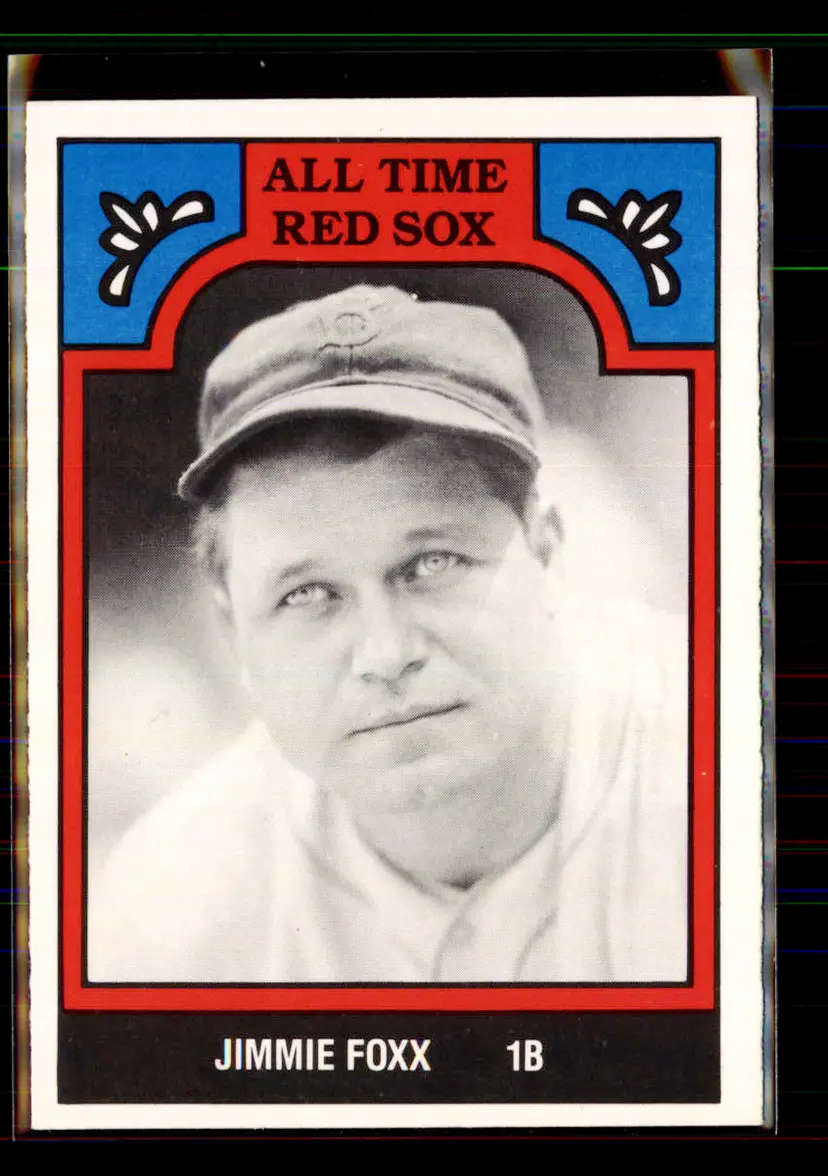 Jimmie Foxx 1986 TCMA All Time Red Sox All Time Red Sox #4BRS - (pk1c) - Boston Red Sox