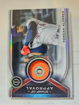 2021 Topps Tribute SOA-YA Yordan Alvarez Relic /150