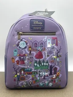 Disney Loungefly Haunted Mansion Mini Backpack NEW