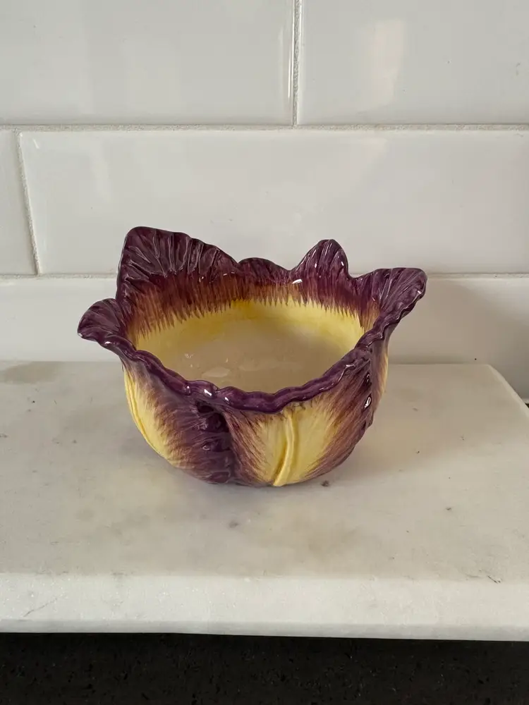 Fits And Floyd Tulip Swan Bowl Or Candle Holder