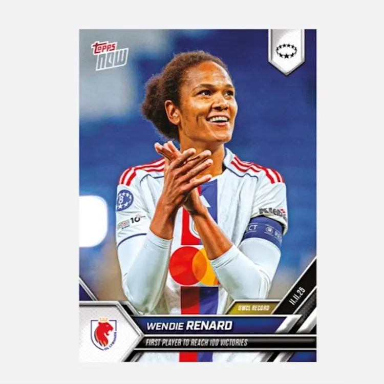 Wendie Renard - 2025-26 UWCL Topps NOW - Card 5 (Live Opening Break)