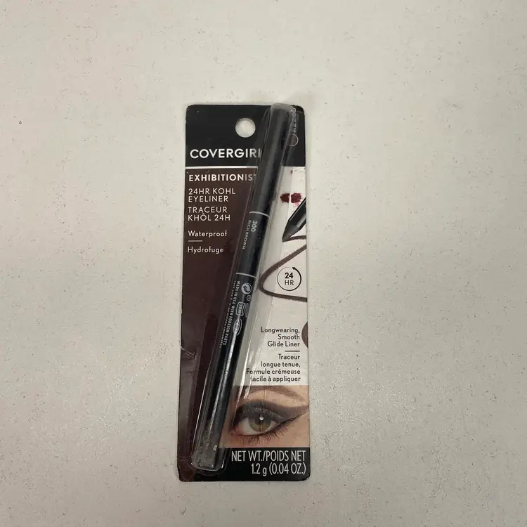 CoverGirl Exhibitionist 24HR Kohl EyeLiner Waterproof, #300 Rich Brown- 0.04oz