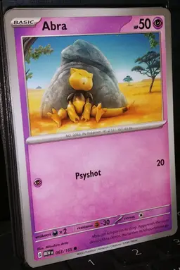 Abra 063/165 - 151 - Common - Pokemon Card TCG - LP