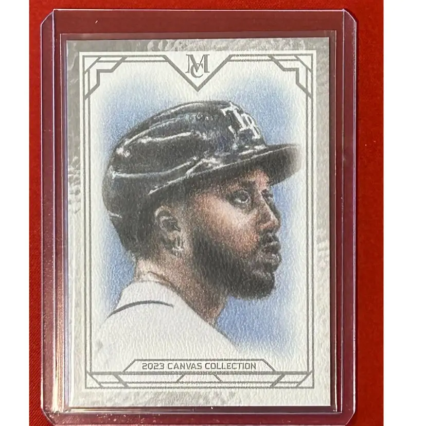 Randy Arozarena 2023 Topps Museum Canvas Tampa Bay Rays