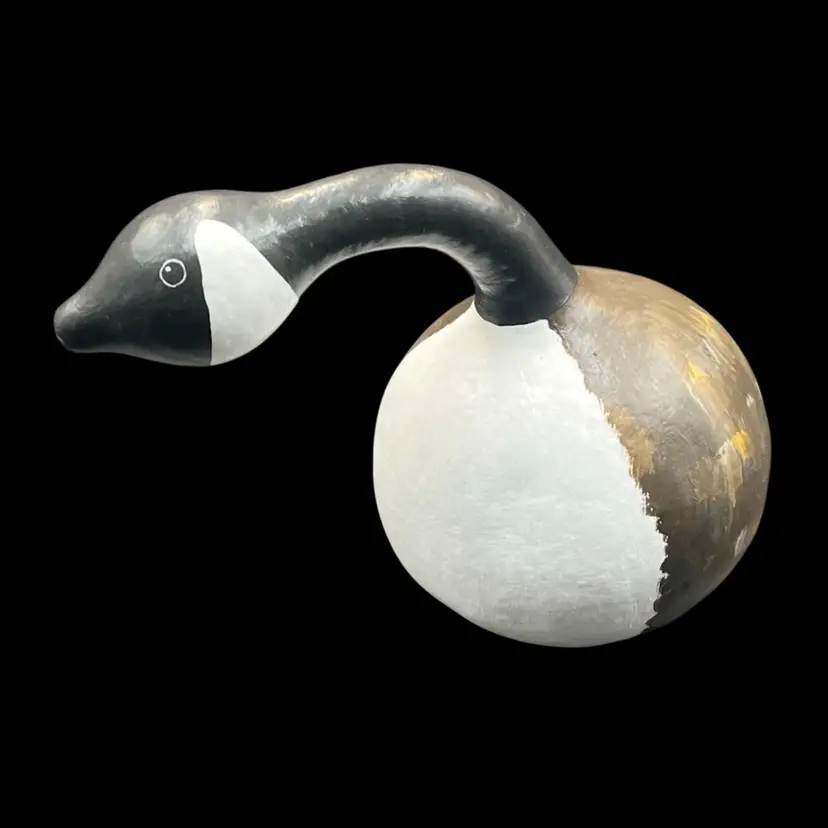 Canada Goose Gourd- Hand Painted