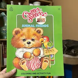 *Critter Sitter NOS Coloring Book Animal Friends