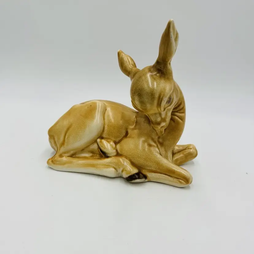 Poole Bambi Deer Figurine Porcelain Pottery England Vintage Home Decor