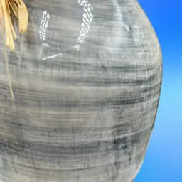 Ceramic Shell Vase, 5” Tall