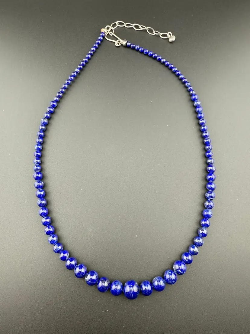 Jay King Mine Finds Lapis Graduated Necklace