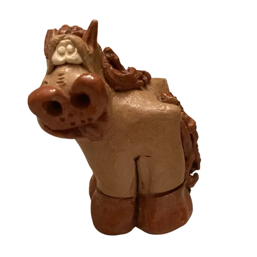 Nancy Hicks Whimsical Horse Pottery