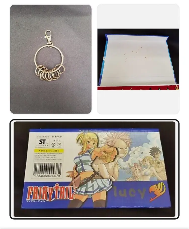 Fairy Tail Anime Lucy Heartfilia - Spirit Magic Key Set in Box 