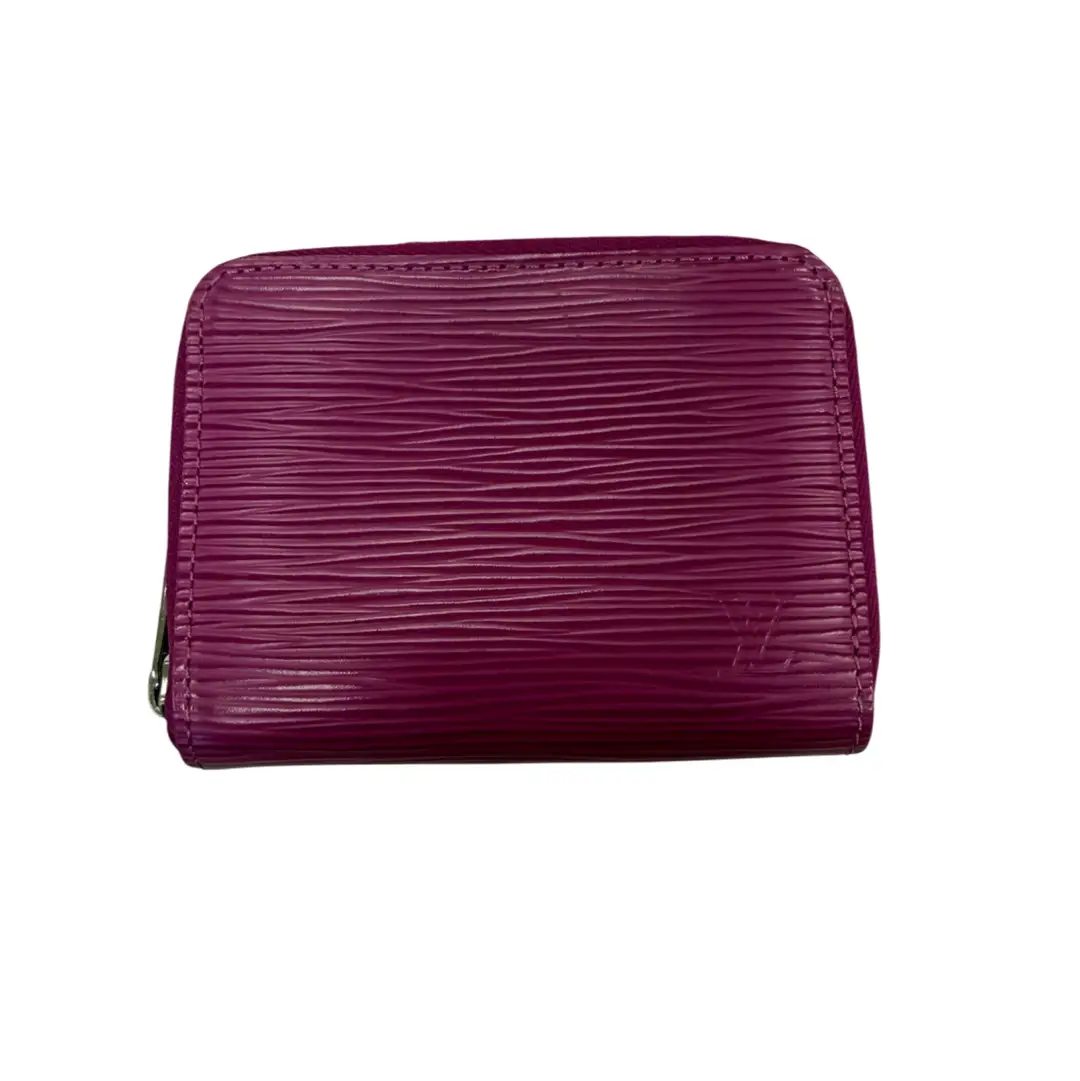 Louis Vuitton Purple Epi Flap Coin Case