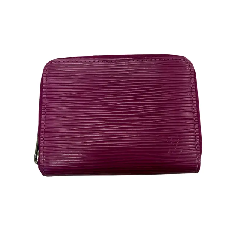 Louis Vuitton Purple Epi Flap Coin Case
