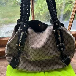 Genuine Vintage Gucci horsebit tote