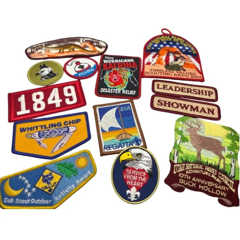 Lot Of 13 Boy Scout Patches