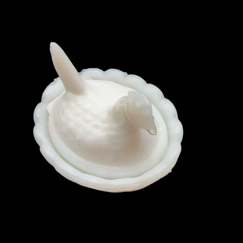 Milk Glass Salt Cellar